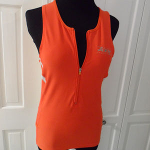 Orange Workout Shirt by Zools Sports